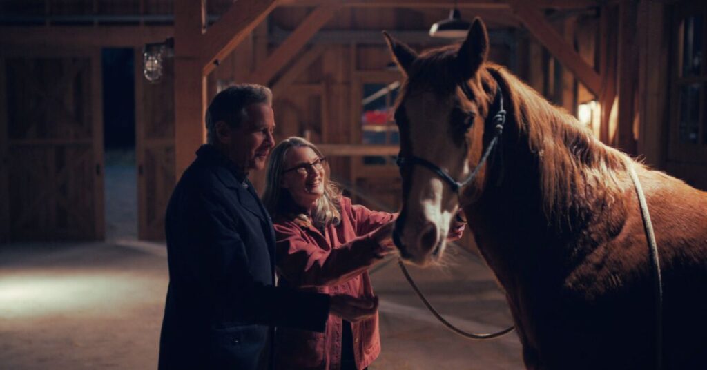 (L to R) Tim Matheson as Doc, Annette OÕToole as Hope McCrea in episode 602 of Virgin River.